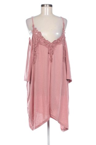 Bluzka damska SHEIN, Rozmiar 4XL, Kolor Popielaty róż, Cena 63,50 zł, #137501325