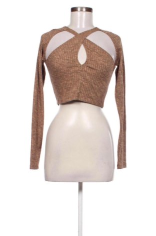 Γυναικεία μπλούζα Pull&Bear, Μέγεθος M, Χρώμα Καφέ, Τιμή 6,00 €, #137506792