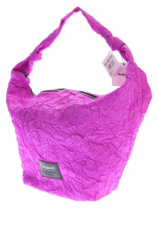 Geantă de femei Desigual, Culoare Roz, Preț 302,99 Lei, #137433972