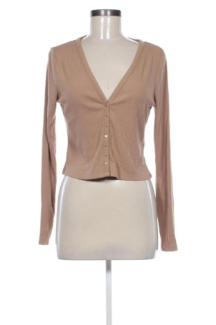 Damski kardigan H&M, Rozmiar M, Kolor Beżowy, Cena 46,57 zł, #137467334