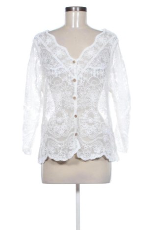 Cardigan de damă Encuentro, Mărime L, Culoare Alb, Preț 36,74 Lei, #137480045