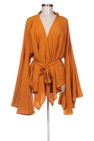 Damen Strickjacke Boohoo, Größe 3XL, Farbe Orange, Preis 12,00 €, #137488584