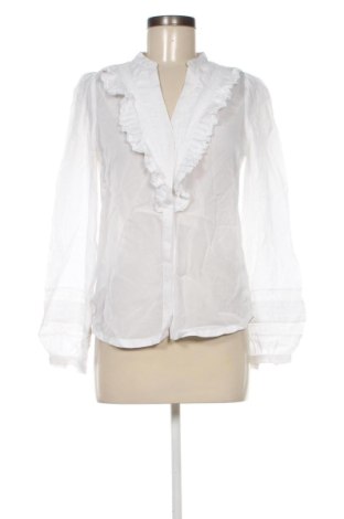 Дамска риза Massimo Dutti, Размер L, Цвят Бял, Цена 36,58 €, #137427607