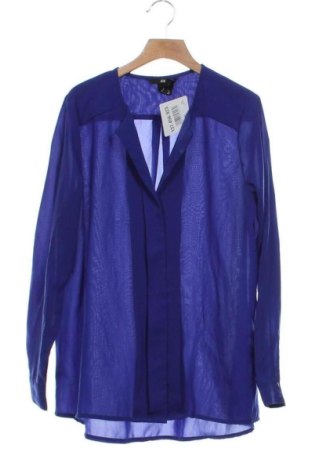 Cămașă de femei H&M, Mărime XS, Culoare Albastru, Preț 57,74 Lei, #137456923