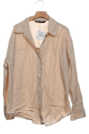 Cămașă de femei Zara, Mărime XS, Culoare Bej, Preț 58,00 Lei, #137462172