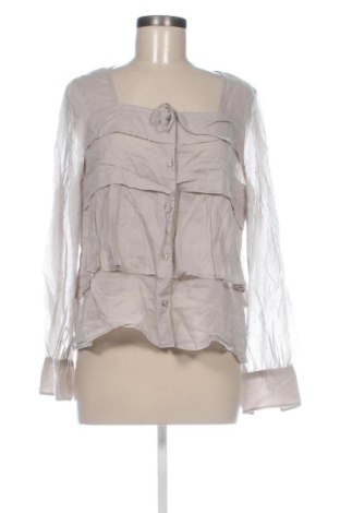 Cămașă de femei United Colors Of Benetton, Mărime L, Culoare Bej, Preț 94,48 Lei, #137472408