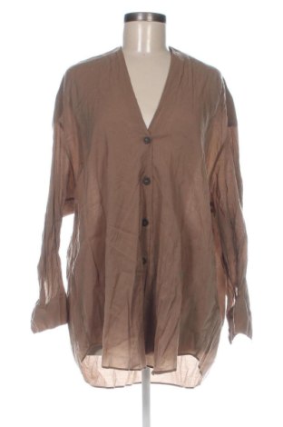 Γυναικείο πουκάμισο Massimo Dutti, Μέγεθος XXL, Χρώμα Καφέ, Τιμή 37,00 €, #137484242