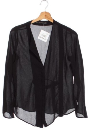 Cămașă de femei Zara, Mărime XS, Culoare Negru, Preț 44,99 Lei, #137456608