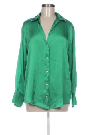 Дамска риза Zara, Размер M, Цвят Зелен, Цена 14,00 €, #137499841