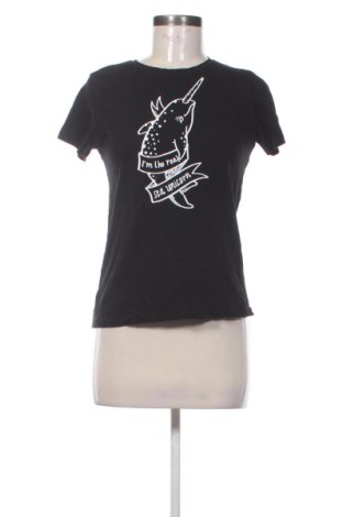Dámske tričko Pull&Bear, Veľkosť S, Farba Čierna, Cena  6,00 €, #137461611