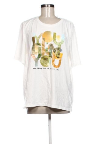 Γυναικείο t-shirt S.Oliver, Μέγεθος XL, Χρώμα Λευκό, Τιμή 13,72 €, #137465711