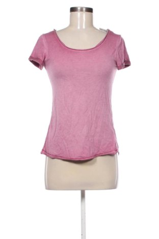 Damski T-shirt C&A, Rozmiar XS, Kolor Popielaty róż, Cena 33,87 zł, #137475629