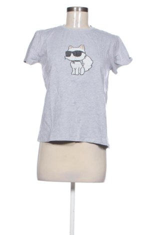 Damski T-shirt Karl Lagerfeld, Rozmiar M, Kolor Szary, Cena 292,99 zł, #137481110