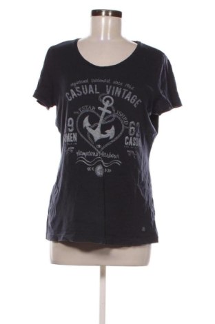 Γυναικείο t-shirt Tom Tailor, Μέγεθος L, Χρώμα Μπλέ, Τιμή 12,00 €, #137486176