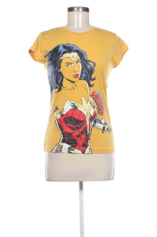 Damen T-Shirt Wonder Woman, Größe M, Farbe Gelb, Preis 12,00 €, #137491518