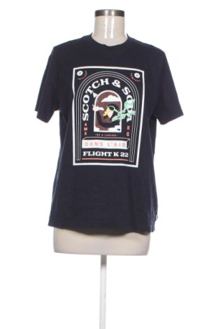 Tricou de femei Scotch & Soda, Mărime M, Culoare Albastru, Preț 104,98 Lei, #137495049