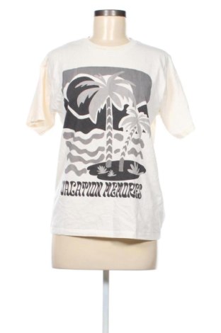 Дамска тениска Pull&Bear, Размер M, Цвят Екрю, Цена 9,00 €, #137453487