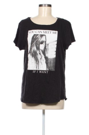 Γυναικείο t-shirt Ever.me by Takko Fashion, Μέγεθος XL, Χρώμα Μαύρο, Τιμή 9,33 €, #137462269