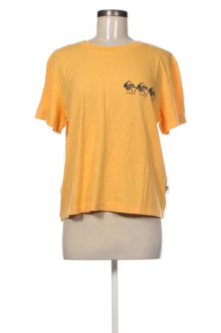 Damski T-shirt Quiksilver, Rozmiar L, Kolor Żółty, Cena 94,99 zł, #137462407