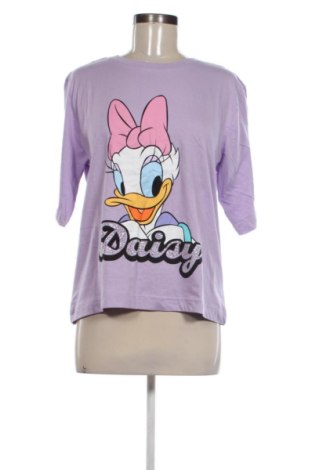 Damski T-shirt Sinsay, Rozmiar S, Kolor Fioletowy, Cena 46,10 zł, #137481267