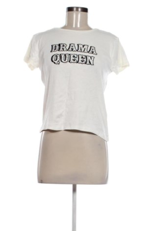 Γυναικείο t-shirt Sinsay, Μέγεθος L, Χρώμα Εκρού, Τιμή 9,14 €, #137481720