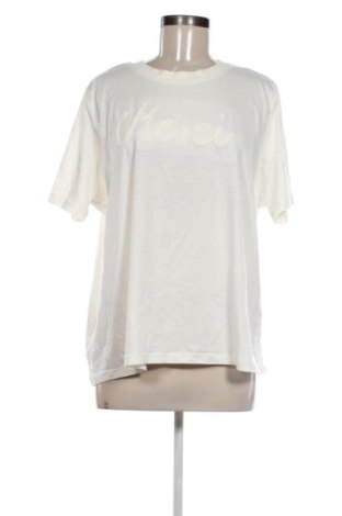 Tricou de femei Sinsay, Mărime XXL, Culoare Ecru, Preț 46,00 Lei, #137495546