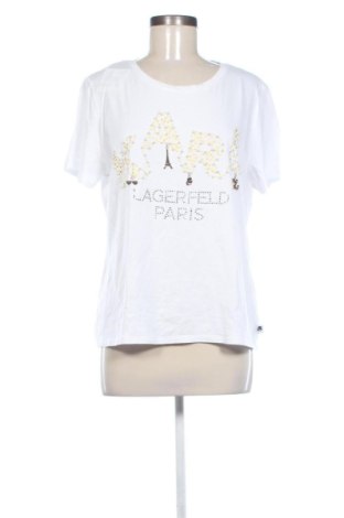 Tricou de femei Karl Lagerfeld, Mărime L, Culoare Alb, Preț 241,90 Lei, #137497097
