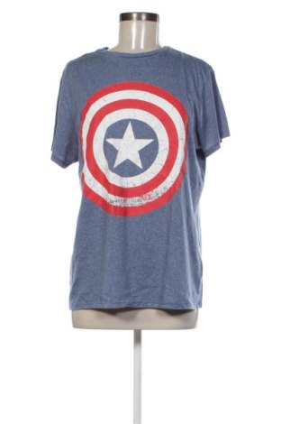 Γυναικείο t-shirt Marvel, Μέγεθος XL, Χρώμα Μπλέ, Τιμή 11,56 €, #137502348