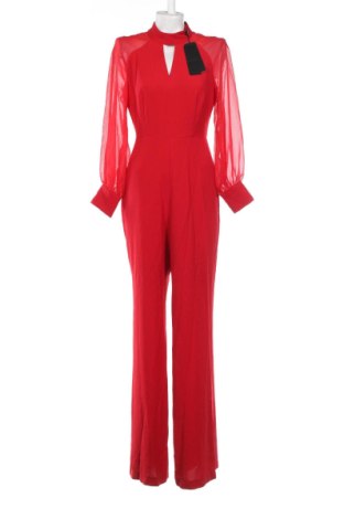 Дамски дълъг гащеризон Sateen, Размер S, Цвят Червен, Цена 23,00 €, #137447277