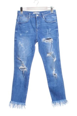Blugi de femei Zara, Mărime M, Culoare Albastru, Preț 78,74 Lei, #137438010