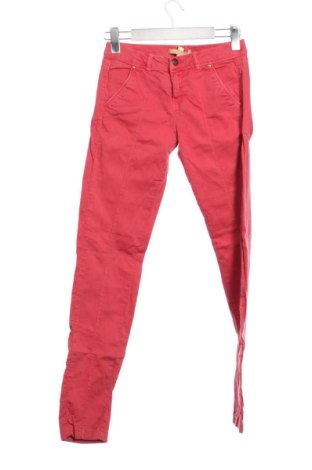 Дамски дънки Bershka, Размер XS, Цвят Червен, Цена 14,00 €, #137443565