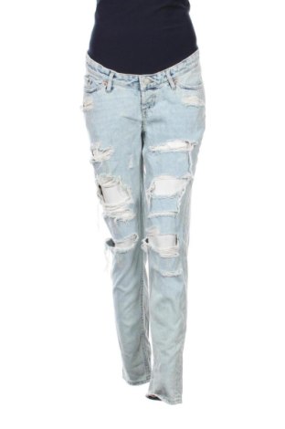 Blugi de femei H&M Mama, Mărime L, Culoare Albastru, Preț 57,74 Lei, #137446391