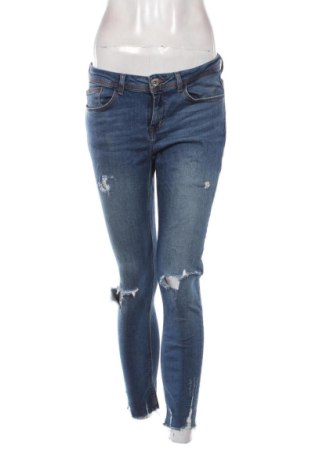 Blugi de femei Zara, Mărime L, Culoare Albastru, Preț 83,99 Lei, #137448348