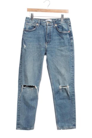 Damskie jeansy Zara, Rozmiar M, Kolor Niebieski, Cena 46,57 zł, #137451191