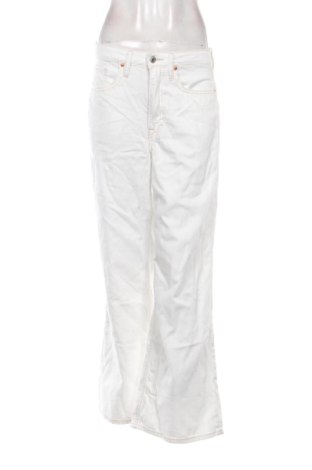 Blugi de femei H&M, Mărime M, Culoare Alb, Preț 68,00 Lei, #137451881