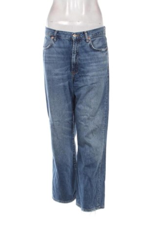 Damskie jeansy Zara, Rozmiar L, Kolor Niebieski, Cena 66,14 zł, #137454155