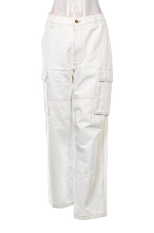 Damskie jeansy Pull&Bear, Rozmiar L, Kolor ecru, Cena 42,34 zł, #137467833