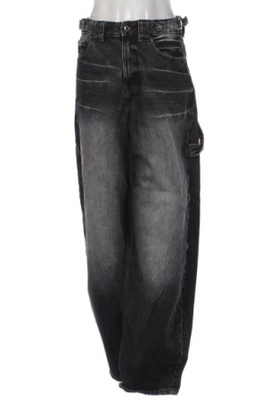 Blugi de femei Bershka, Mărime M, Culoare Negru, Preț 89,23 Lei, #137483946