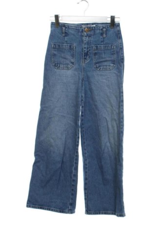 Blugi de femei Zara, Mărime XS, Culoare Albastru, Preț 73,49 Lei, #137492845