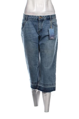 Дамски дънки Pull&Bear, Размер XL, Цвят Син, Цена 22,67 €, #137494442