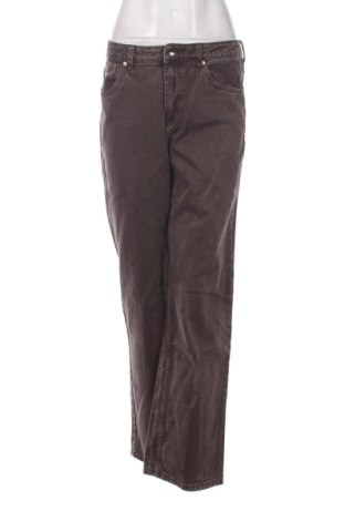 Blugi de femei Bershka, Mărime L, Culoare Maro, Preț 80,99 Lei, #137495099