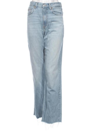 Blugi de femei Zara, Mărime S, Culoare Albastru, Preț 68,24 Lei, #137495897