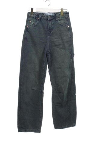 Blugi de femei Bershka, Mărime S, Culoare Verde, Preț 53,00 Lei, #137454043