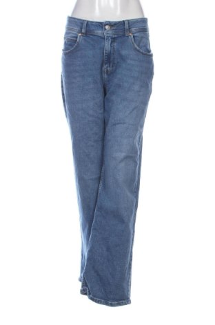 Blugi de femei Cropp, Mărime L, Culoare Albastru, Preț 99,73 Lei, #137454643