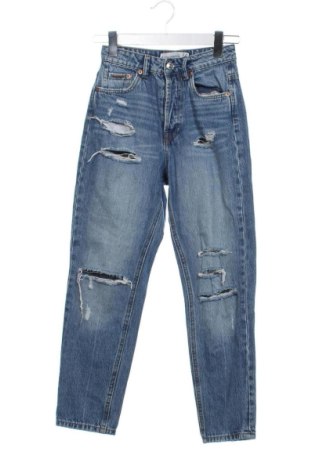Blugi de femei Stradivarius, Mărime XS, Culoare Albastru, Preț 84,24 Lei, #137457117