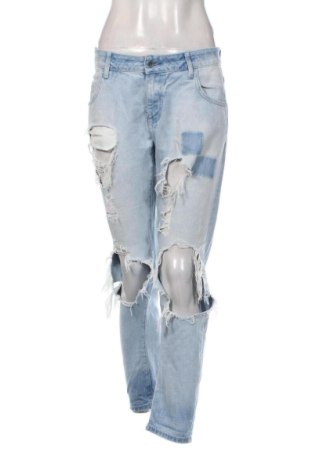 Blugi de femei Zara, Mărime L, Culoare Albastru, Preț 82,00 Lei, #137460000