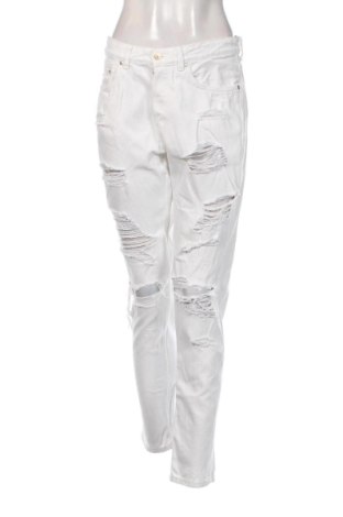 Blugi de femei H&M, Mărime L, Culoare Alb, Preț 67,00 Lei, #137460027