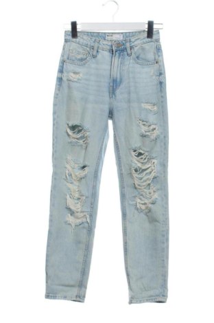 Blugi de femei Bershka, Mărime XS, Culoare Albastru, Preț 50,00 Lei, #137460304