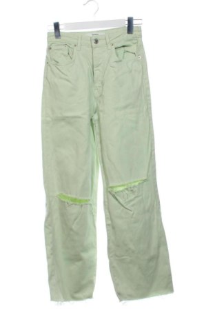 Blugi de femei Stradivarius, Mărime XS, Culoare Verde, Preț 85,00 Lei, #137493472