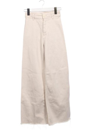 Dámske džínsy  Zara, Veľkosť XXS, Farba Kremová, Cena  18,00 €, #137431407